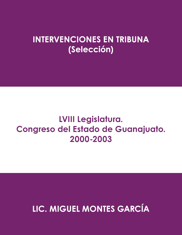 LVIII Legislatura Congreso del Estado de Guanajuato 2000-2003